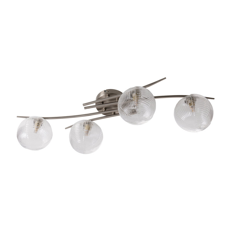 Glass Semi Flush Mount