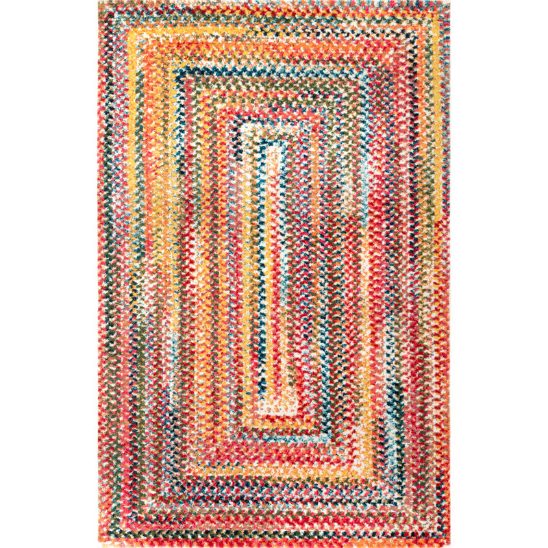 Vankirk Striped Indoor Rug, Rectangle 8' x 10'
