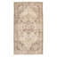 Tapis décoratif en laine gris clair de conception unique noué à la main des années 1980 5 pi 2 po x 9 pi 3 po Devinna