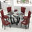 Upholstered Counter Stool with Solid Wood Frame-474058212