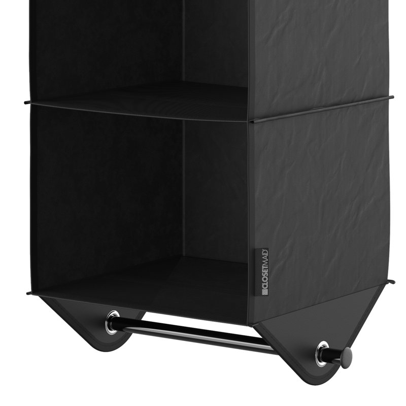 Organisateur de casier à capsules avec tringle, H 34,76 po x l 12,01 po x P 12,01 po