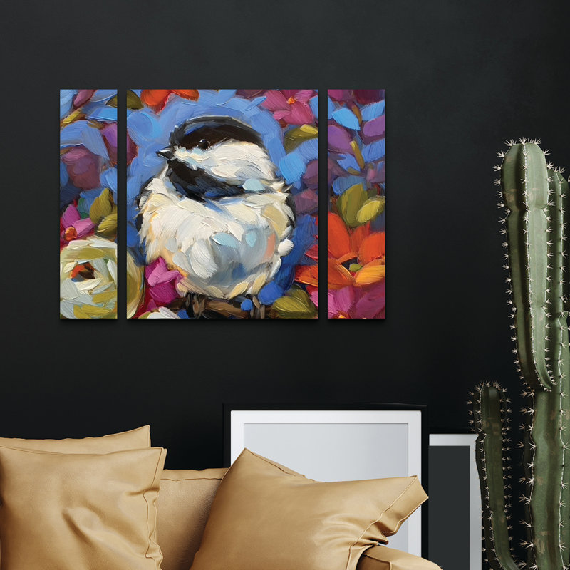 Ensemble de 3 panneaux d'art mural - "Summer Lovin" par Andrea Lavery, décoration murale pour le salon, la chambre à coucher ou le bureau 