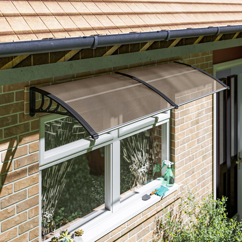 Dongguan Xiyite Trading Co., Ltd. 75cm W x 195cm D Polycarbonate Cover Retractable Door / Window Awning