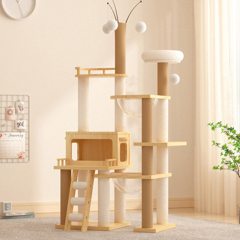 Arbre à chat Minimalist Home, H 67,7 po x l 36,6 po x P 19,7 po 