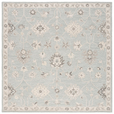 Laine 85% touffetée à la main Metro 892; Tapis oriental 15% coton