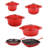 BergHOFF Neo 10pcs Cast Iron Cookware Set-69734930