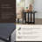 Valluri Contemporary End Table, Black-73318292