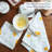 100% Cotton Summer Kitchen Towels, 18 x 28 inches, Lemon Printed Dish Towels, Hand Towels
