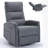 Manual Recliner Chair With Rocker And Swivel In Fabric For Living Room-274270108