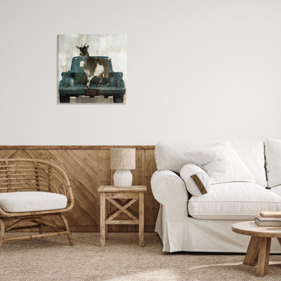 Rustic Goat Vacation Canvas, design by Sophie 6