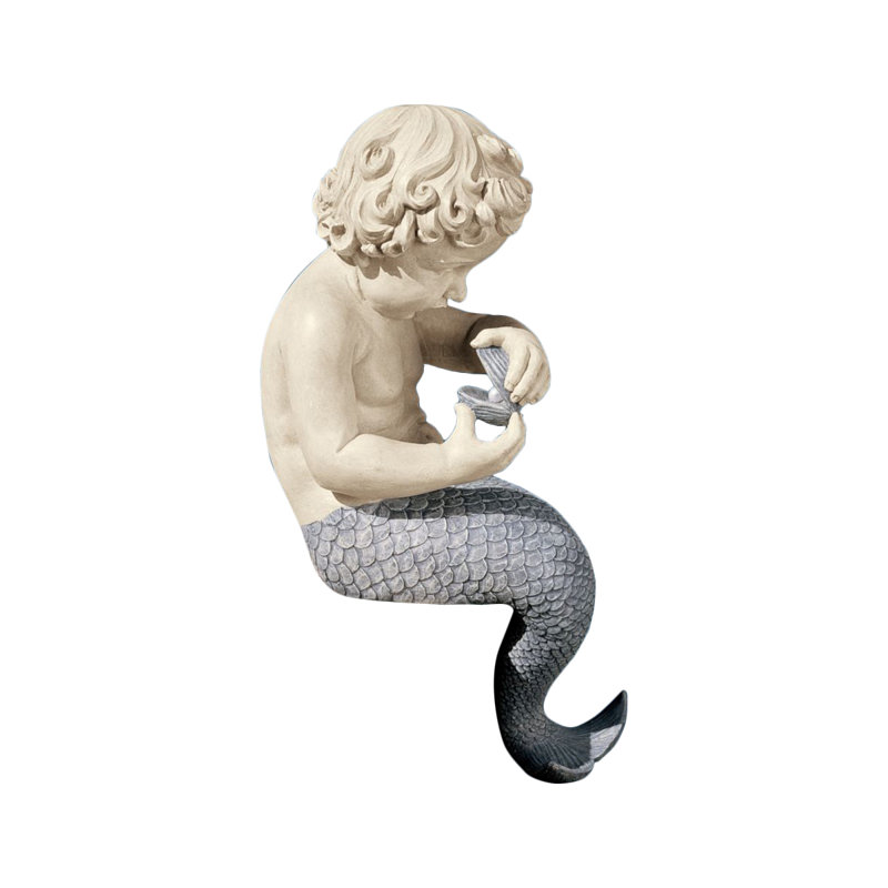 The Ocean's Little Treasures Mermaid Statue