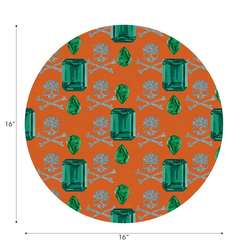 Napperon Gem Emeralds, Orange