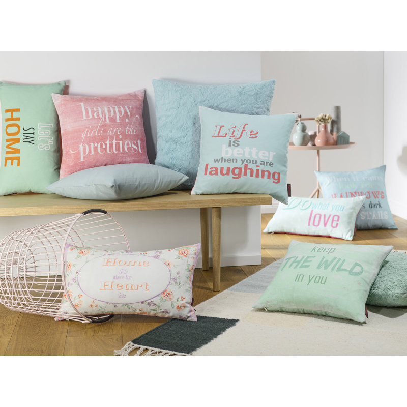 Coussin lombaire en coton pré-rempli "quots home