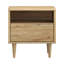 SHERBROOKE 54.8cm W Manufactured Wood Bedside Table