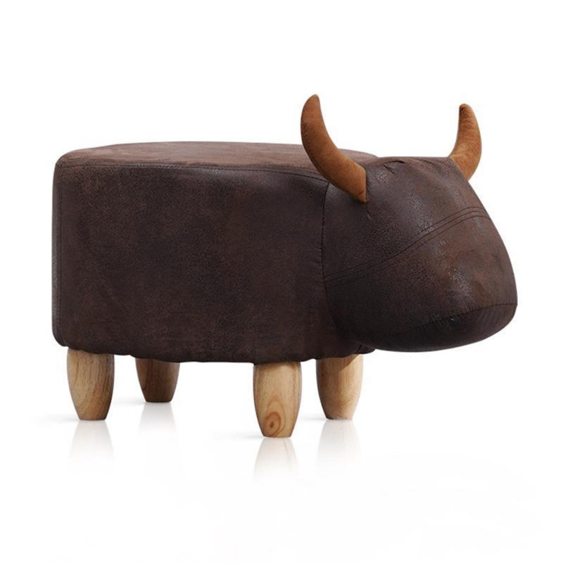 Wescott 60cm Wide Faux Leather Novelty Solid Colour Ottoman