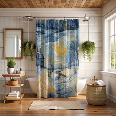Rideau de douche Winter Dawnlight - Premium
