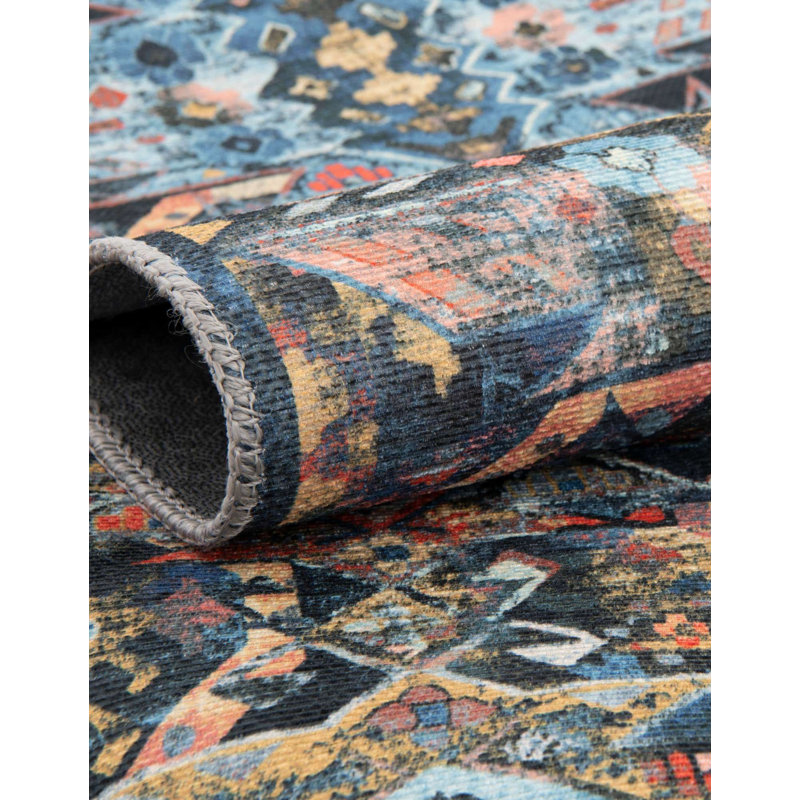 Oppie Performance Chenille Oriental Indoor Rug, Runner 2'6" x 12'