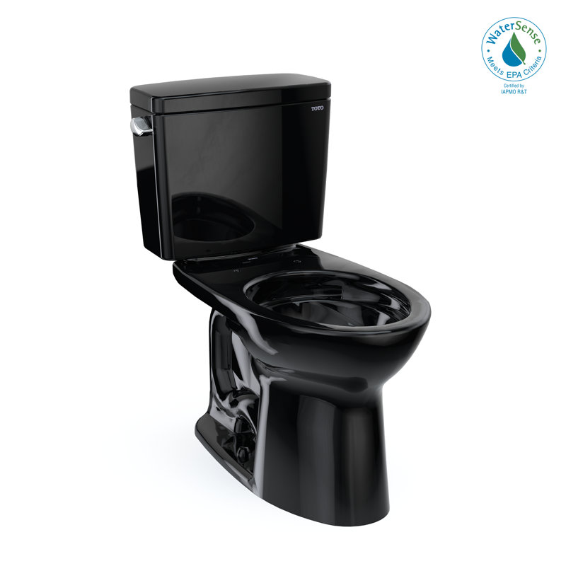 Drake® 1.28 GPF (Water Efficient) Elongated Two-Piece Toilet with Tornado Flush (Seat Not Included)