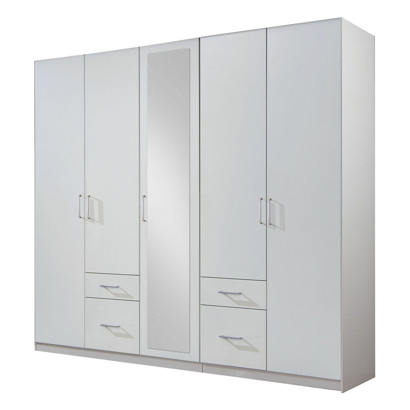 Hallveig 5 Door Manufactured Wood Wardrobe