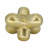 Decorative Metal Orb Object for Home Decor Display - Geometric Sculpture Accent for Office, Tabletop, or Living Room Decoration - Gold-547501287-547501284