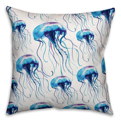 Coussin extérieur Summer Fun Jellyfish Swarm