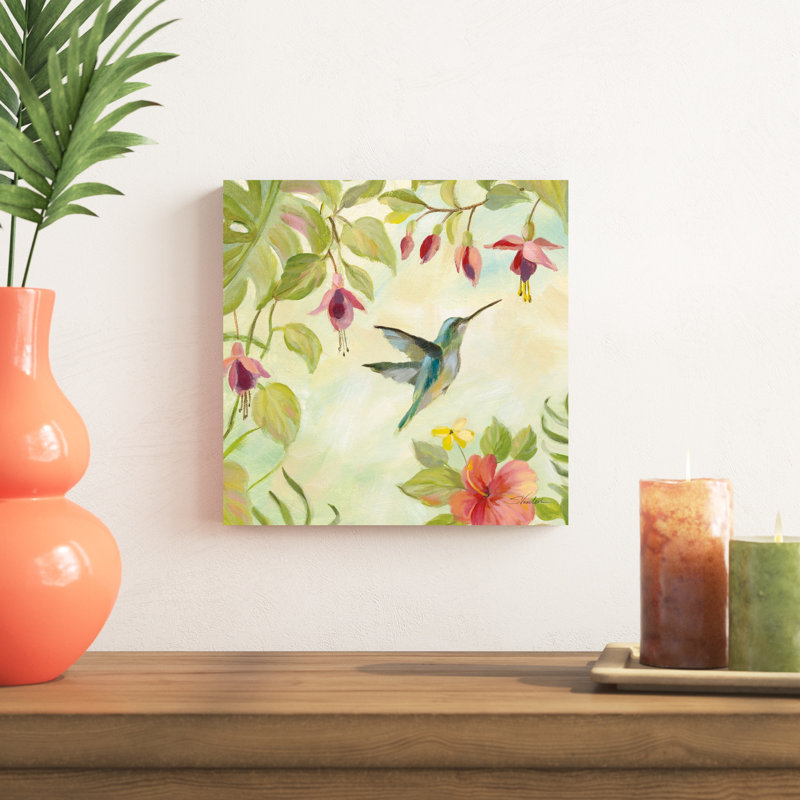 Hummingbirds Song II, H 12 po x l 12 po x P 1,25 po