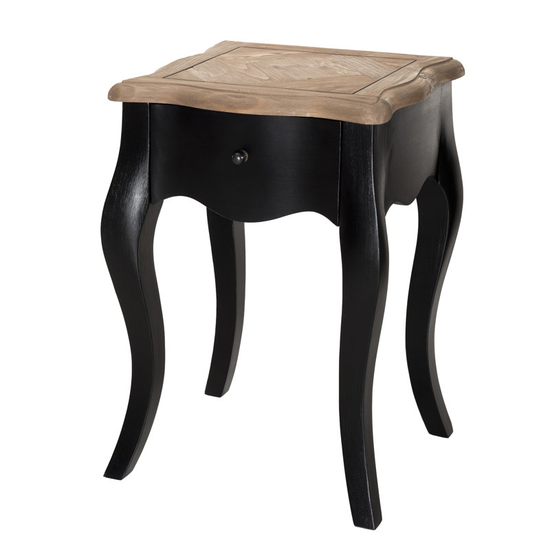 Acres 40cm W Solid Wood Bedside Table