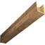 Poutre en bois taillé à la main AmeriCraft, 3 côtés (poutre en U), l 7 1/2 po x H 5 1/2 po x L 120 po, finition américaine, pin teinté-129722663-129722853-129723461