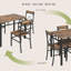 Ensemble de table de salle à manger compact en bois pour 4, peu encombrant pour les petites cuisines-573206711-573206709