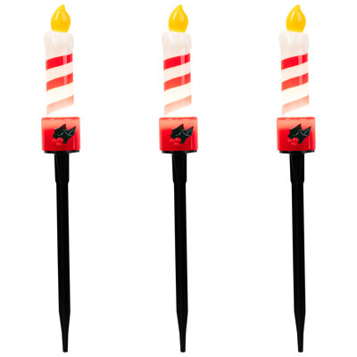 Mini Plush Gnomes in Star Hats Christmas Garland- 4.25'