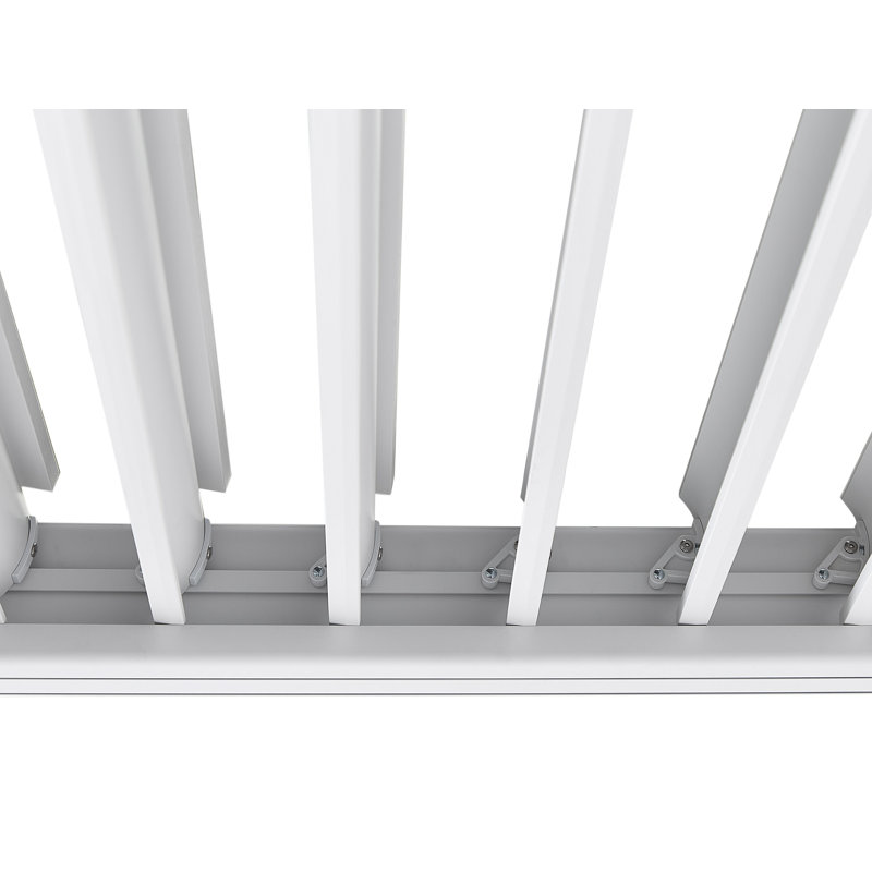 Roseleen 2.5m x 3m Metal Pergola, White