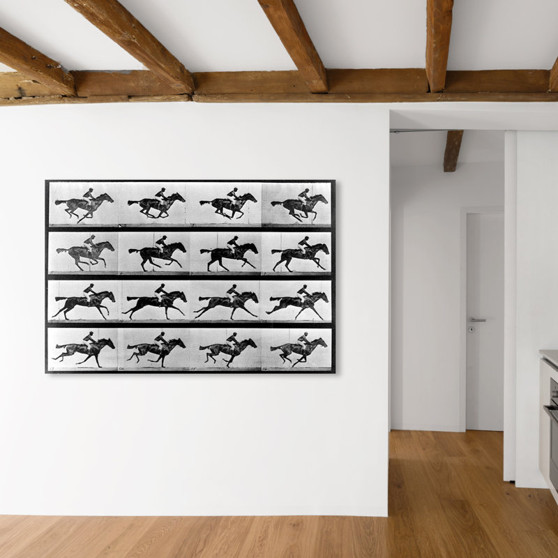 «Horse in Motion II», impression sur toile, H 30 po x l 45 po x P 1,5 po