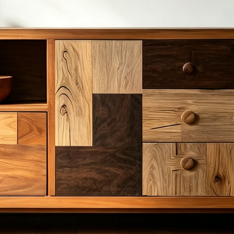 Buffet en bois massif de haute qualité