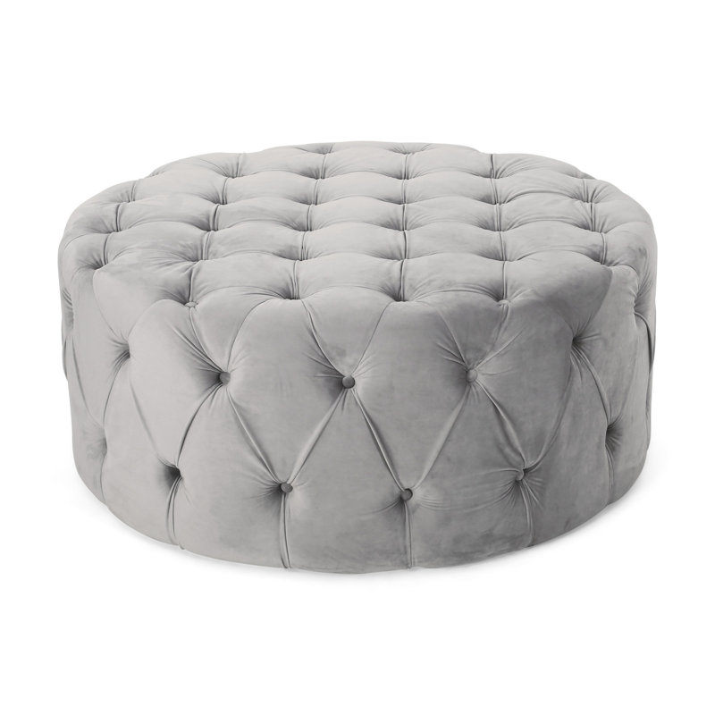 39,8 po Largeur velours gris, hauteur 17,08 po, qualité artisanale, largeur, accent moderne