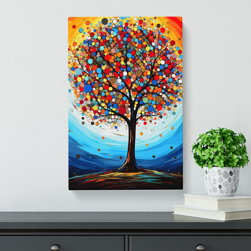 Tree Pop No.2 - Print, 50cm H x 35cm W x 3cm D
