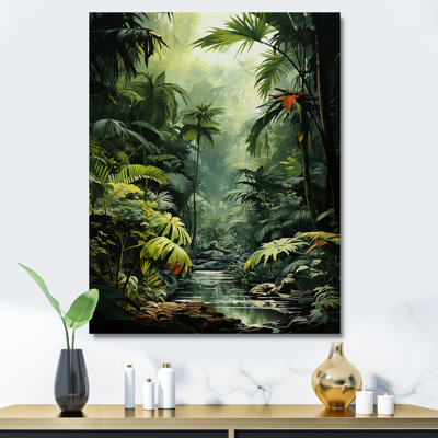 Sons de la jungle - impressions sur toile de forêt