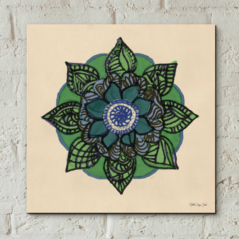 "Mandala 2" par Stellar Design Studio, H 12 po x l 12 po x P 0,13 po