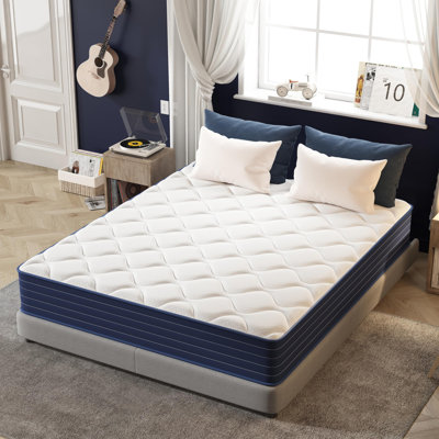    14" King  medium firm hybrid mattress in a box with cooling pocket spring and CertiPUR-US certified memory foam