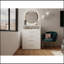 Commode, quatre tiroirs, une tablette, plateau supérieur, blanc