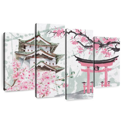 Lilie Hirosaki Castle au printemps