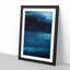 Midnight Blue in Abstract - Picture Frame Graphic Art Print on MDF-55739977-55739972