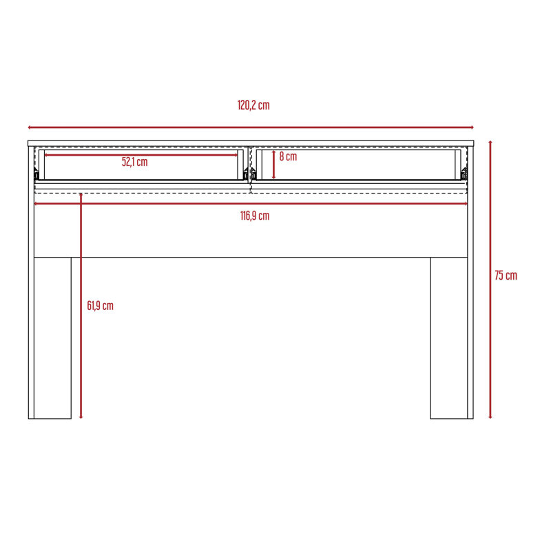 Giampiera 2 Piece Computer Desk Office Set