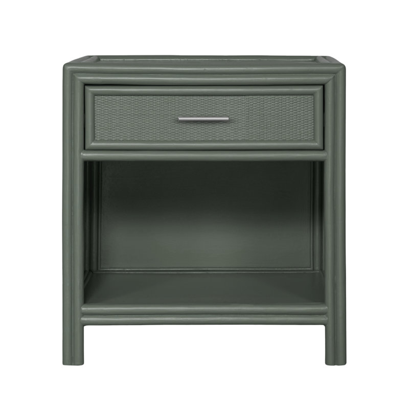 Aruba 1 - Drawer Nightstand, Evergreen
