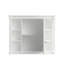 Meuble-lavabo avec lavabo supérieur, armoire de rangement avec 2 portes à fermeture douce et 2 tiroirs pour la salle de bain