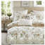 Ensembles de literie pour lit très grand en coton de qualité supérieure, satin floral moderne pour la maison
