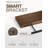 Solid Acacia Wood Floating Shelves - Rustic Wall Storage with Mounting Brackets (Set of 2)-1838313562-1838313542