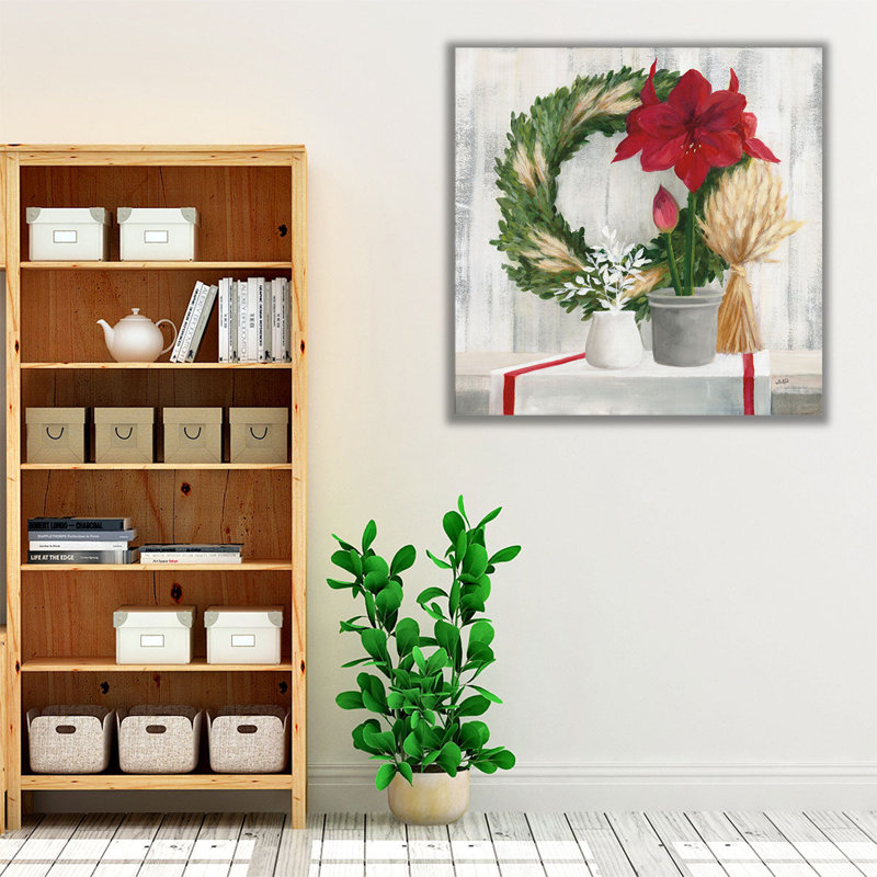 «Blooms of the Season», reproduction d'art sur toile, H 12 po x l 12 po