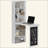 Foldable Computer Desk with Blackboard, Multi-Functional Writing Study Desk with 3-Tier Adjustable Shelf, Space-Saving Wall Mounted Workstation for Home Office
