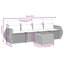  Garden Sofa Set Grey
