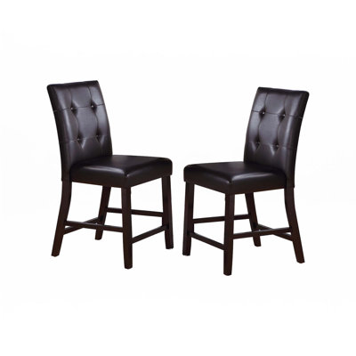 Ensemble de 2 chaises rembourrées à hauteur de comptoir